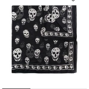 Alexander McQueen Silk Sheer Scarf